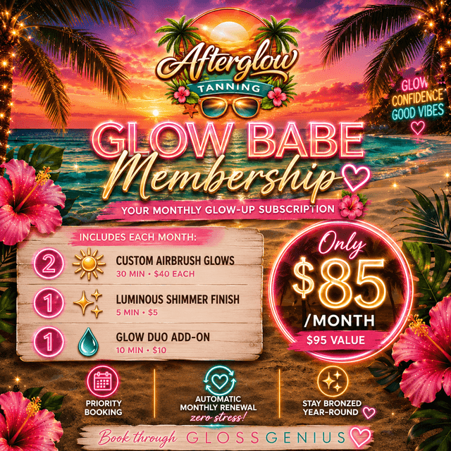 Glow Babe Membership at Afterglow Tanning in Chillicothe, OH